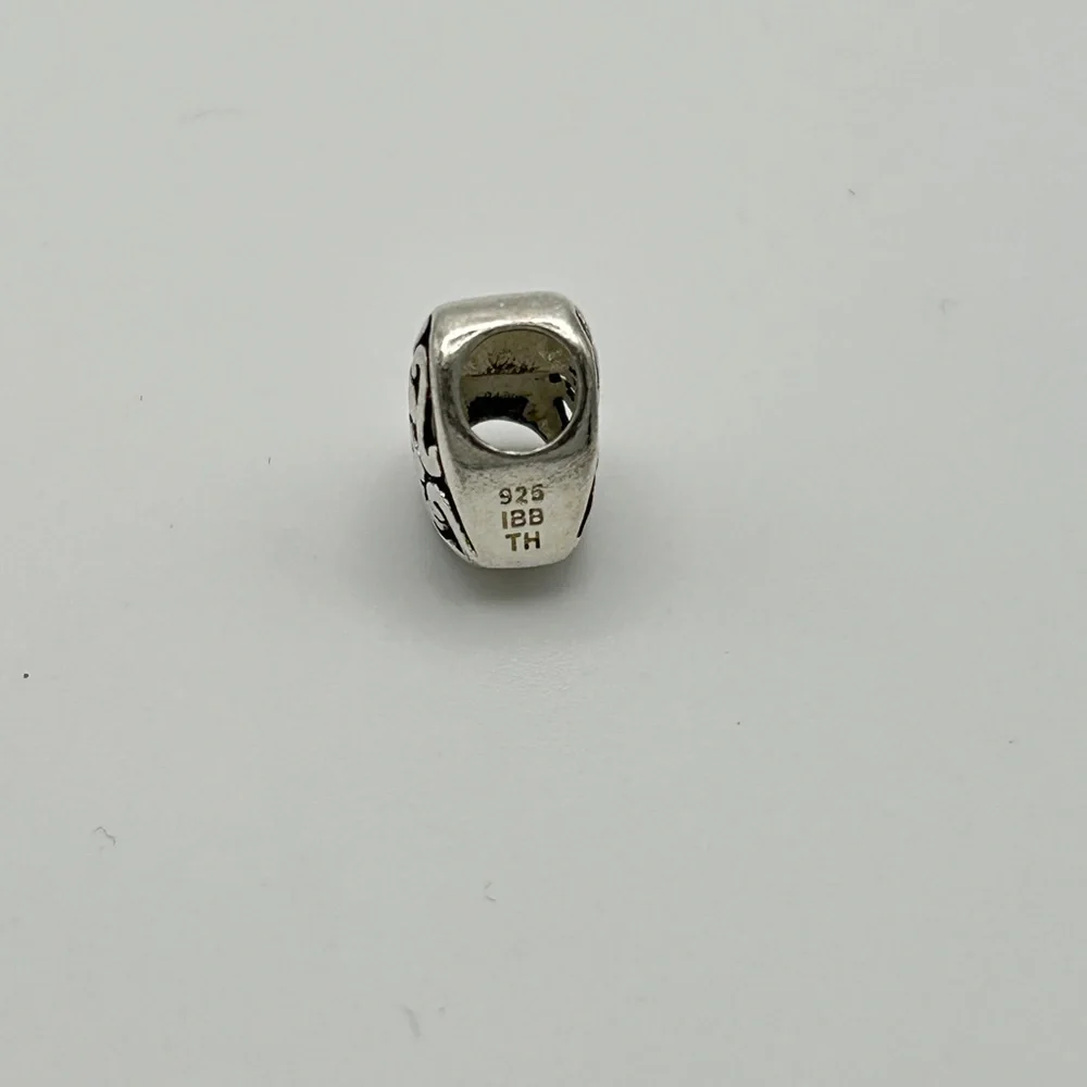 IBB Sterling Silver Heart Charm; fits on Pandora Bracelets - Picture 3 of 4